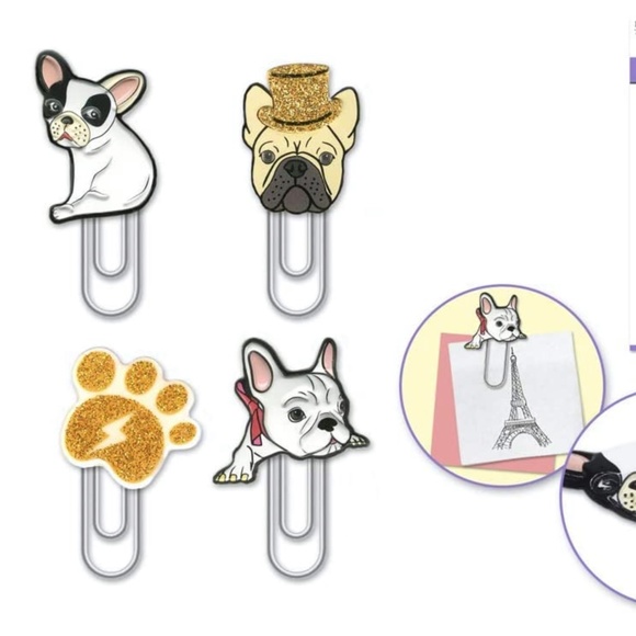 4 Pcs Dogs Paper Clips 2" X 1" (Approx.) Pets Metal Clips Dogs Clips - Picture 3 of 4